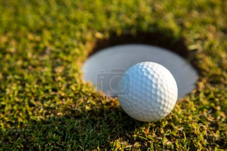 Photo for Ball in the golf course. - Royalty Free Image