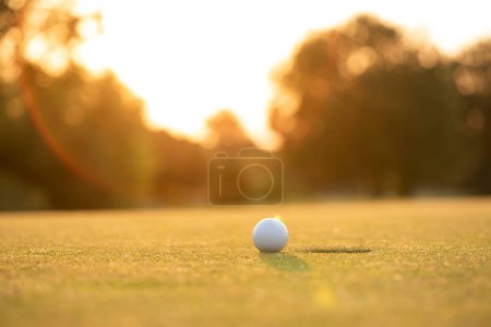 Photo for Golf ball on golf course - Royalty Free Image