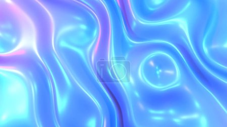 Foto de Fondo brillante plástico azul púrpura, patrón de textura brillante látex, ilustración de renderizado 3d. - Imagen libre de derechos