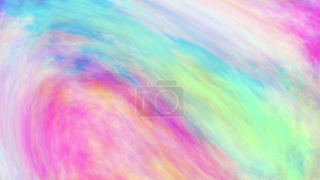 Photo for Abstract watercolor background, colorful aquarelle on paper texture with striped multicolor brush pattern abstract art 3D render illustration. - Royalty Free Image