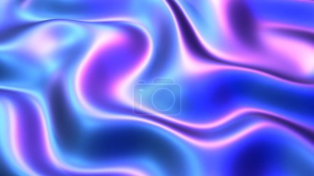 Téléchargez les photos : Fond brillant en plastique bleu pourpre, motif de texture latex brillant, illustration de rendu 3d. - en image libre de droit