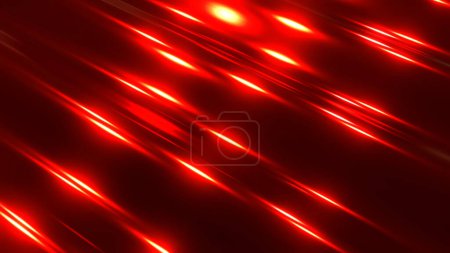 Téléchargez les photos : Red metallic background, shiny striped 3D metal abstract background, technology lustrous 3D render illustration. - en image libre de droit