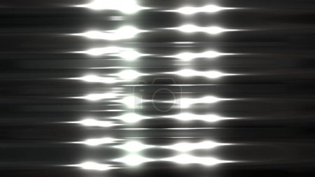 Photo for Silver metallic background, shiny striped 3D metal abstract background, technology lustrous 3D render illustration. - Royalty Free Image