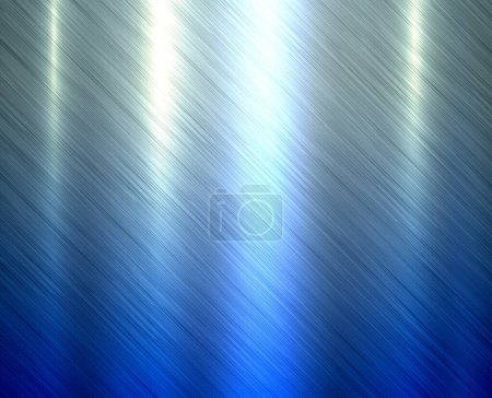 Ilustración de Metal silver blue texture background, brushed metallic texture plate pattern, multicolored vector illustration. - Imagen libre de derechos