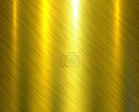 Illustration for Metal gold texture background, brushed metallic texture plate pattern, vector illustration. - Royalty Free Image