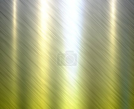 Illustration for Metal silver gold texture background, brushed metallic texture plate pattern, multicolored vector illustration. - Royalty Free Image