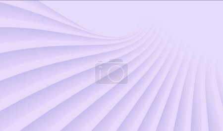 Illustration for Abstract purple background with 3d lines pattern, architecture minimal striped vector background illustration for business presentation, 3d architectural perspective design - Royalty Free Image
