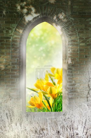 Photo for Spring comes, the entrance to a new season - Royalty Free Image