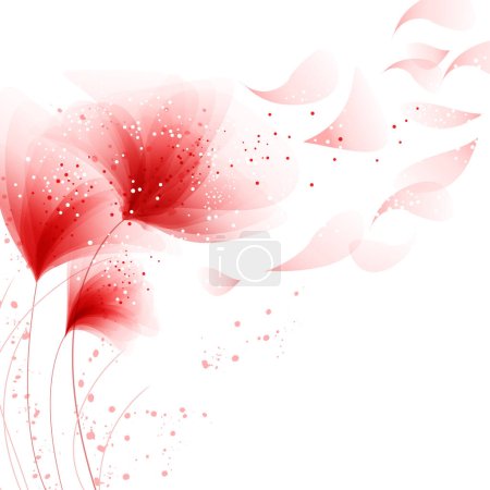 Photo for Vector background with pastel flowers - Royalty Free Image