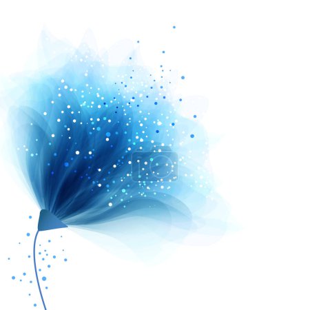 Photo for Vector background with delicate flowers - Royalty Free Image