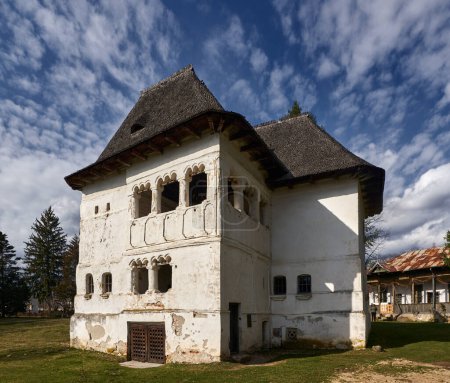 Photo for MALDARESTI, ROMANIA - 08TH MARCH 2023: The Cula building, a fortress manor used by medieval Romanian nobles - Royalty Free Image