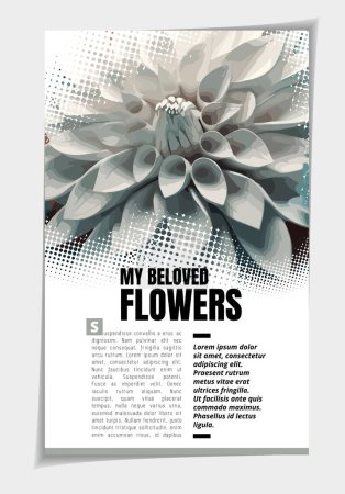 Illustration for Abstract creative universal brochure layout. Suitable for business card, invitation, flyer, or magazine background - Royalty Free Image