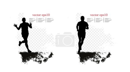 Illustration for Running man design - vector illustration - Royalty Free Image