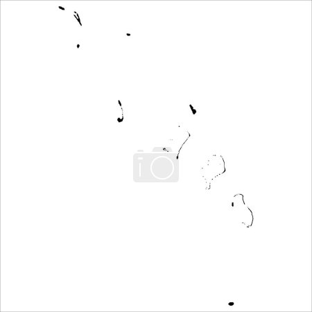 Illustration for High detailed vector map. Tuvalu. New Map 2023 - Royalty Free Image