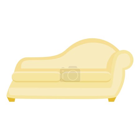 Téléchargez les illustrations : Furniture for home domestic vector illustration isolated on white background - en licence libre de droit