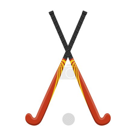 Illustration for Sports equipment and items for sport flat icon vector illustration isolated on white background - Royalty Free Image