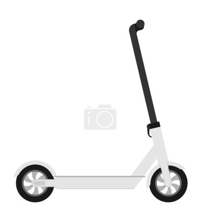Ilustración de Patada scooter para la conducción de la ciudad y el placer del juego vector de stock ilustración aislada sobre fondo blanco - Imagen libre de derechos