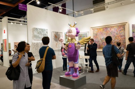 Foto de Taipei, Taiwán - 20 de octubre de 2019: Art Taipei Expo es el hito del arte asiático en Taipei, Taiwán - Imagen libre de derechos