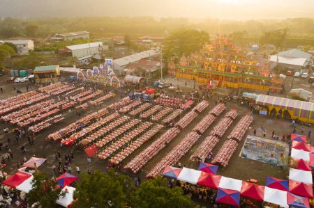 Photo for Nantou, Taiwan - December 21th, 2019: Shuili taoism carnival and sacrifice, be hold at every 12 years at Shuili Township, Nantou County, Taiwan - Royalty Free Image