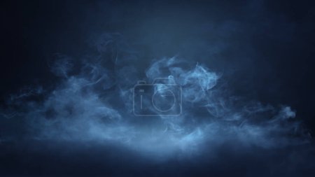 Photo for An illustration of a stage with smoke background - Royalty Free Image