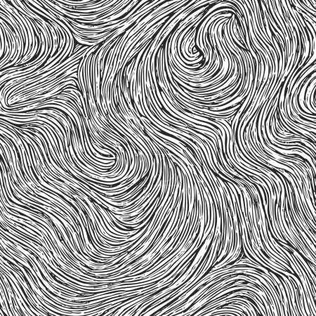 Photo for An illustration of abstract swirl patterns seamless tileable - Royalty Free Image