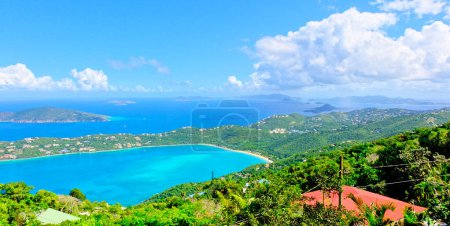 Photo for ST THOMAS, USVI - February 2, 2023: Tourism is a major industry in St Thomas. Recovery from Covid restrictions has become to resume tourism to former levels. - Royalty Free Image