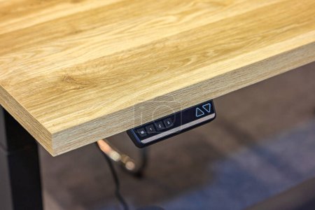 Photo for Control Board With Memory Electric Adjustable Standing Desk - Royalty Free Image