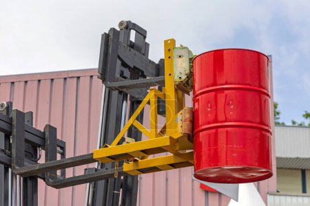 Forklift Drum Attachment Barrel Grabber Device Industrial Equipment