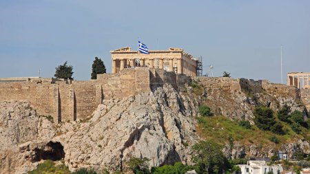 Foto de Ruinas antiguas de la Acrópolis Partenón en Atenas Grecia Travel - Imagen libre de derechos
