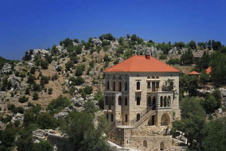 A traditional Lebanese house in the mountain.