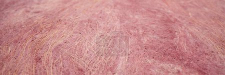 Photo for Closeup of Amate bark paper handmade in Mexico, selective focus, panoramic web banner - Royalty Free Image