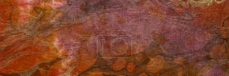 Foto de Background and texture of colorful marbled momi paper made in Thailand from mulberry bark and bamboo fibers, panoramic web banner - Imagen libre de derechos