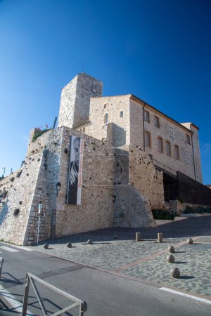 Photo for ANTIBES, FRANCE - JANUARY 5, 2023: Outside view of Picasso Museum in Antibes, France - Royalty Free Image