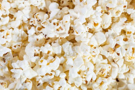 Téléchargez les photos : Fond texture pop-corn. groupe de popcorns salés - en image libre de droit