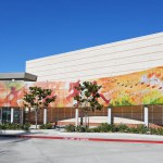COSTA MESA, CALIFORNIA - 19 DEC 2022: The Performing Arts Center at Costa Mesa High School.