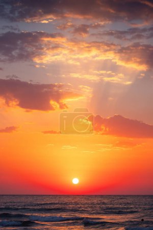 Photo for Beautiful cloudscape over the sea, sunrise shot - Royalty Free Image
