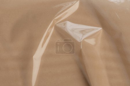Foto de Cinta de plástico marrón fondo macro vista de cerca - Imagen libre de derechos