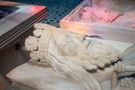 Photo for Tomb of King Clovis I, in Basilica of Saint-Denis, Paris - Royalty Free Image
