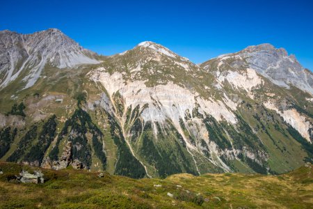 Foto de Paisaje de montaña en Pralognan la Vanoise. Alpes franceses - Imagen libre de derechos