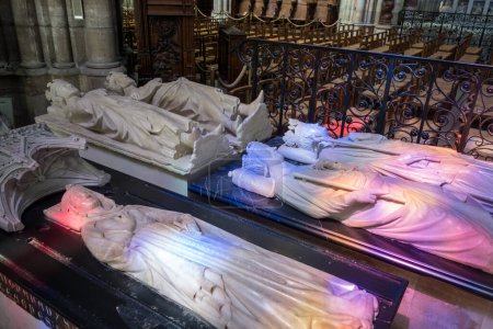 Photo for Tombs of the Kings of France in Basilica of Saint-Denis, Paris - Royalty Free Image