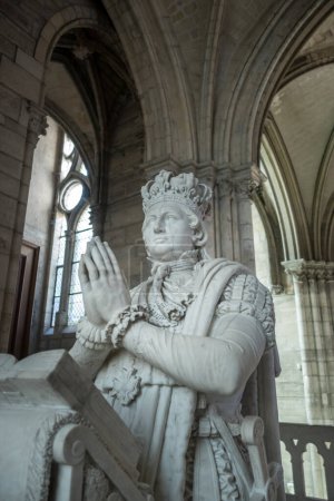 Photo for Tomb of King Louis XVI, in Basilica of Saint-Denis, Paris - Royalty Free Image