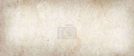 Photo for Old parchment paper texture background. Horizontal banner. Vintage wallpaper - Royalty Free Image