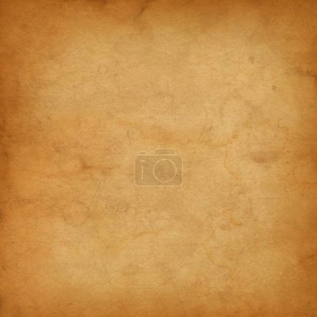 Téléchargez les photos : Old parchment paper texture background. Horizontal banner. Square vintage wallpaper - en image libre de droit