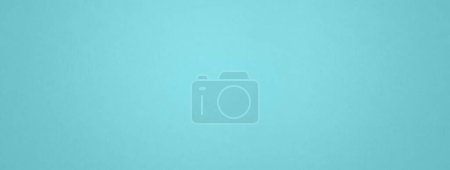 Photo for Aqua blue paper texture background. clean horizontal banner wallpaper - Royalty Free Image