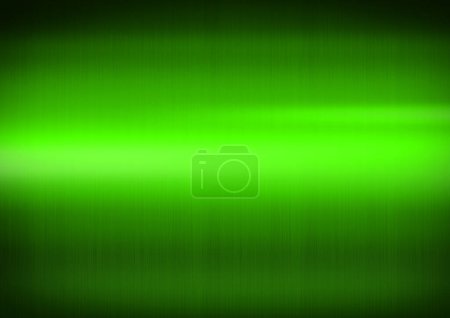 Metal verde brillante cepillado. Fondo de pantalla horizontal textura