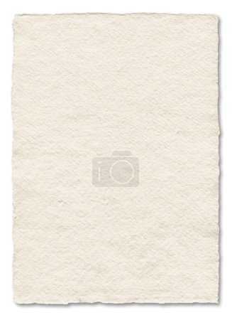 Photo for Natural art paper texture. Parchment background wallpaper. Isolated on white - Royalty Free Image
