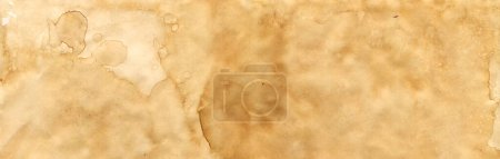 Photo for Old grunge parchment paper texture. Vintage background wallpaper. Horizontal banner - Royalty Free Image