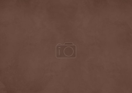 Photo for Chocolate brown concrete wall background. Blank horizontal wallpaper - Royalty Free Image