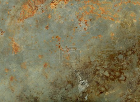 Photo for Old rusty metal texture. Grunge background industrial wallpaper - Royalty Free Image