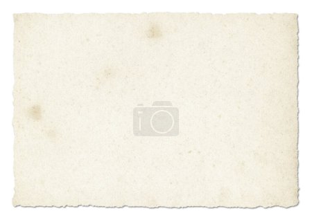 Photo for Old parchment paper texture background. Vintage wallpaper. Isolated on white - Royalty Free Image